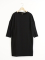 ドロップサックワンピース/ブラック
