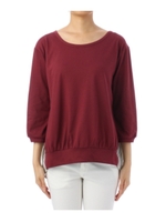 バックストライプ切り替えプルオーバー/レッド系(064)