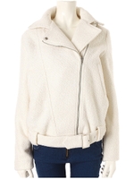 【デコログコラボ】ブークレライダースジャケット/ホワイト