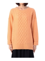 ケーブルチュニックプルオーバニット/ピンク(072)