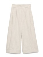 ストライプパンツ/WHT