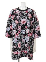Floral Ave Big Shirt/WHITE