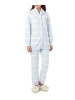 narue(ナルエー) モールニットボーダー 上下ナイティ/サックス(190)