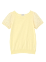 シースルーチェック切り替えプロオーバー/レモンイエロー(031)