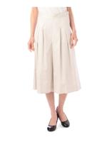 ダブルスラブガウチョパンツ/ホワイト(001)