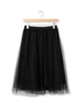 チュールレーススカート/ブラック(019)