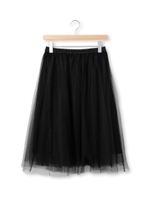 チュールレーススカート/ブラック(019)