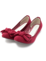 メルトンリボンバレエシューズ/ワインレッド(063)
