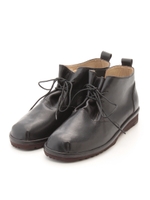 柔革レースアップシューズ/ブラウン