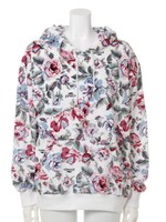 Floral Ave Hoodie/BLACK