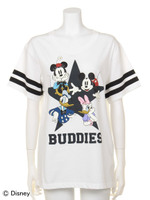 【Disney Collection】BUDDIES S/S BIG TEE/WHITE
