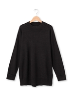 ミラノリブモックネックニットプルオーバー/グレー(012)