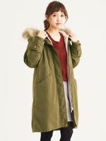 ミリタリーコート/カーキグリーン