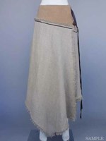HEAVY LINEN SKIRT＜BEIGE＞/ベージュ