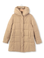 Saburoku ヘリンボーン柄中綿コート/ベージュ(052)