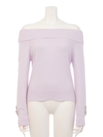 オフショルバックリボンPO/アイボリー