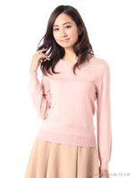 クルーネックプルオーバー/グレー