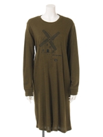 コビニャー風車ワンピ/カーキ