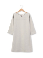 フェイクスエードワンピース/ブラック系(015)