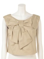 リボンBL/ベージュ