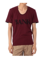 レイヤード風プリントTシャツ/レッド系(064)