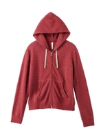 [L]ベーシックコットンフードパーカ/レッド系(063)