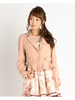 【LIZ LISA】ショートテーラードジャケット/ピンク