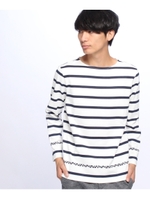 ナンバリングボーダーカットソー/ブルー系(194)