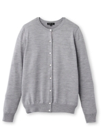 メタルボタンニットカーディガン/ブラック(019)