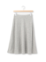 起毛フレアミディスカート/ブラック(019)