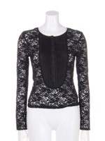 起毛レースデザイントップス/IVO