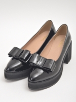 エナメルリボンシューズ/オフホワイト