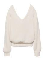 バックデザインニットプルオーバー/ORG