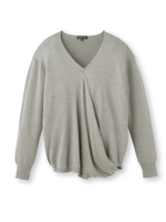 リヨセル×レーヨン2WAYニット/ライトグレー(911)