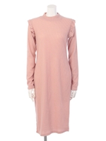 Rib Frill I Line OnePiece/Ivory