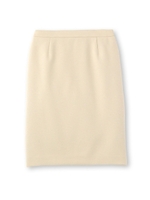 [L]パールダブルスカート/ベージュ(052)