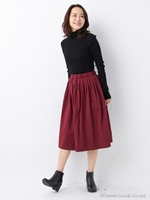 Ｌ７０ギャザーフレア／ＳＫ/ボルドー／Ａ