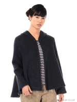 【OUTLET】シャギーショートコート/パープル