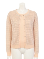 ラメチェックMixパーツアンサンブル/ピンク