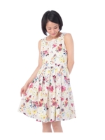 Miss Cherry フラワー柄ワンピース/ブラック(119)