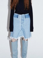 【MADE IN HEAVEN】 ali denim skirt / デニムスカート/サックス