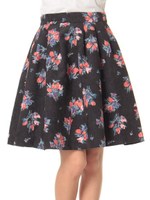 【dazzlin】チューリップコーデュロイスカート/ブラック