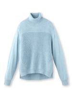 ウォッシュウールショートニットプルオーバー/ネイビー(093)