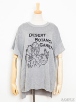 サボテンモチーフジャガードニット/ブラック