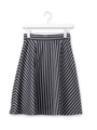ストライプフレアスカート/ネイビー(093)