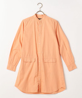 バンドカラーシャツワンピース