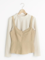 ビスチェアンサンブルプルオーバー/ネイビー