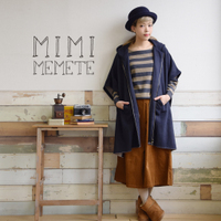 裏起毛 フーデッド ポンチョパーカー