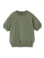 HARVEY FAIRCLOTH ジップ裏起毛カットソー/グレー(012)