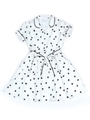 Litle アップル dress/ネイビー×レッド